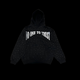 "NO ONE" Embroidered Rhinestone Hoodie